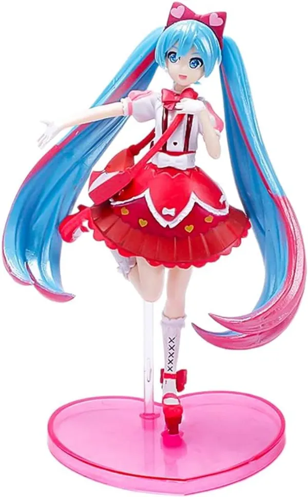 __Hatsune_Miku_Series_Super_Action_Figure_Ribbon_Heart_Collectible_&_Memorabilia,_Fan_Red_Pvc_Anime_Figurine_(25_Cm)