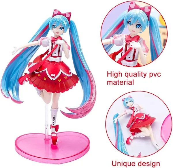 __Hatsune_Miku_Series_Super_Action_Figure_Ribbon_Heart_Collectible_&_Memorabilia,_Fan_Red_Pvc_Anime_Figurine_(25_Cm)