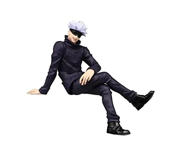 Black_Jujutsu_Kaisen_Sitting_Gojo_Satoru_Anime_Figure_Action_Pvc_Collectible_Model_Toy_Manga_Weeb_Figurine_Jujutsu_Kaisen_Merchandise_Figure_Anime_Fan_Gifts_(13_Cm)