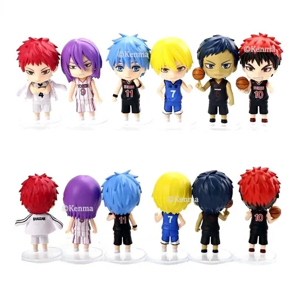 Kuroko'S_Basketball_Action_Figure_Set_Of_6_Tetsuya_Kagami_Taiga_Kiyoshi_Tsuchida_Satoshi_Figurine_Pvc_Model_Collectible_Weeb_Manga_Gifure_(20L_X_8W_X_20H_Cm)