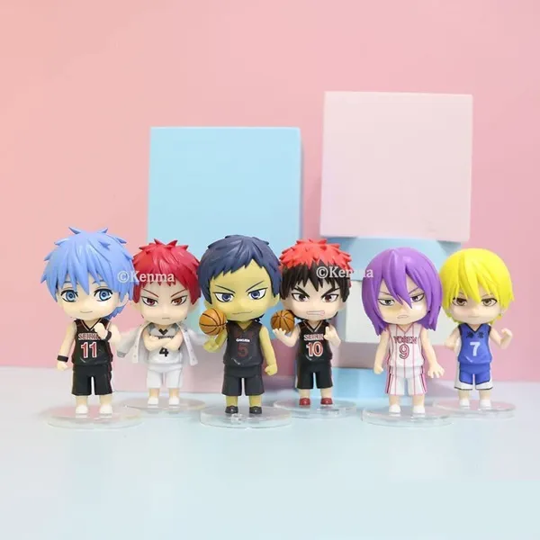 Kuroko'S_Basketball_Action_Figure_Set_Of_6_Tetsuya_Kagami_Taiga_Kiyoshi_Tsuchida_Satoshi_Figurine_Pvc_Model_Collectible_Weeb_Manga_Gifure_(20L_X_8W_X_20H_Cm)