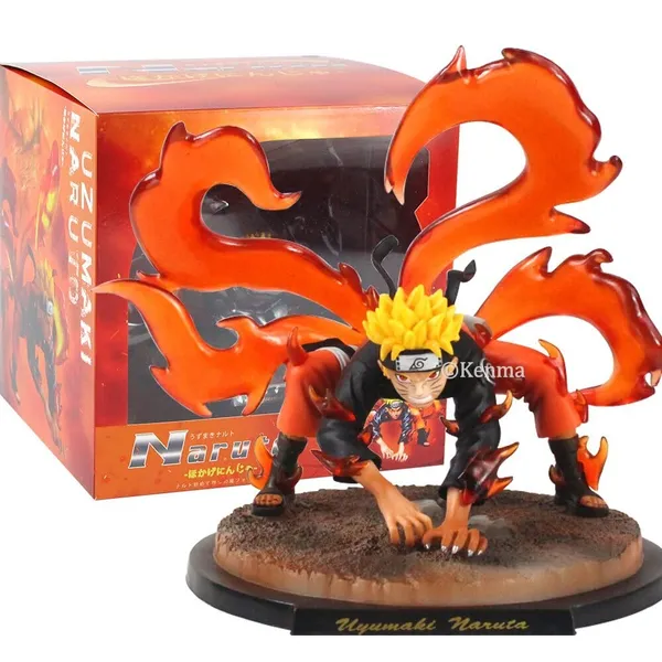 Anime_Uzumaki_Kyuubi_Nine_Tail_Fox_Battle_Decoration_Pvc_Action_Figure_Cartoon_Model_Toy_Kids_Gift_(19_Cm)