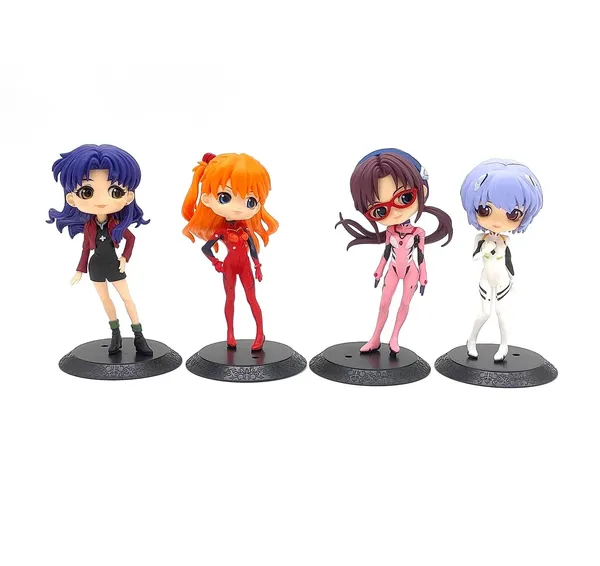 Neon_Genesis_Evangelion_Set_Of_4_Asuka_Langley_Ayanami_Rei_Mari_Mikanami_Misato_Katsuragi_Action_Figure