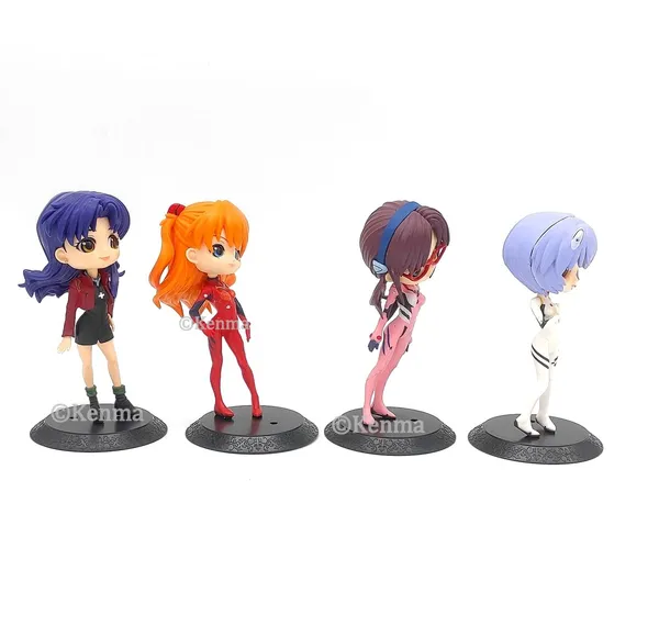 Neon_Genesis_Evangelion_Set_Of_4_Asuka_Langley_Ayanami_Rei_Mari_Mikanami_Misato_Katsuragi_Action_Figure