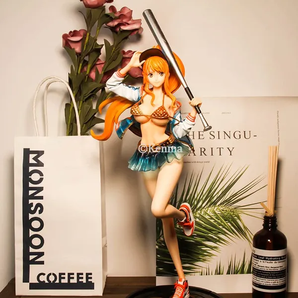 |_One_Piece_Nami_With_Baseball_Bat_Anime_Action_Figure_|_Pvc_Anime_Figure_Weeb_Manga_Collectible_Model_Toy_(34_Cm)