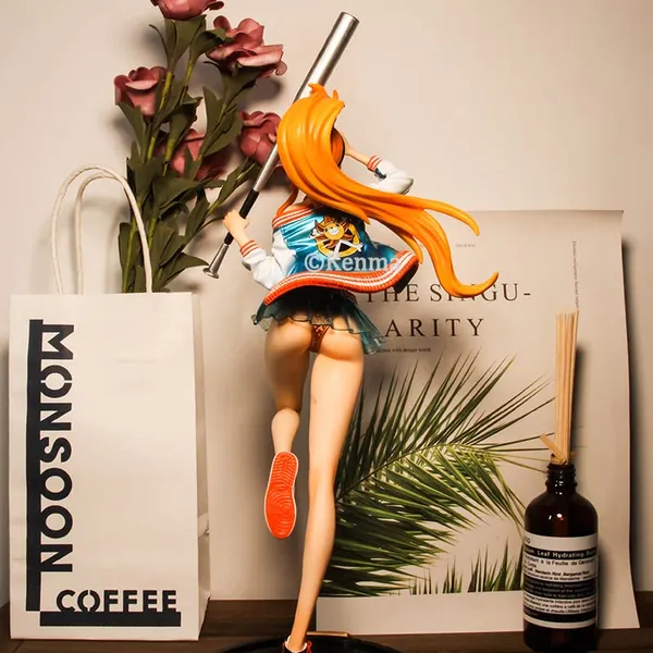 |_One_Piece_Nami_With_Baseball_Bat_Anime_Action_Figure_|_Pvc_Anime_Figure_Weeb_Manga_Collectible_Model_Toy_(34_Cm)