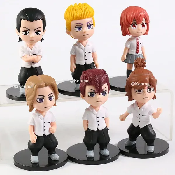 Tokyo_Revengers_Action_Figure_Set_Of_6_Pcs_Figurine_Manjiro_Sano_Chifuyu_Matsuno_Takemichi_Hanagaki_Beeldje_Manga_Weeb_Collectible_(10_Cm)