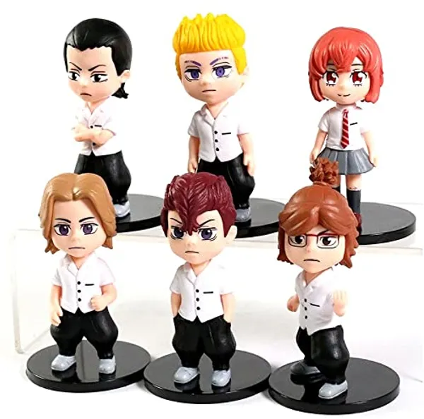 Tokyo_Revengers_Action_Figure_Set_Of_6_Pcs_Figurine_Manjiro_Sano_Chifuyu_Matsuno_Takemichi_Hanagaki_Beeldje_Manga_Weeb_Collectible_(10_Cm)