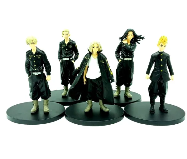Tokyo_Revengers_Baji_Keisuke_Chifuyu_Matsuno_Manjiro_Sano_Mikey_Ken_Ryuguji_Draken_Takemichi_Hanagaki_Action_Figures_6_Pcs_Big_Set_B