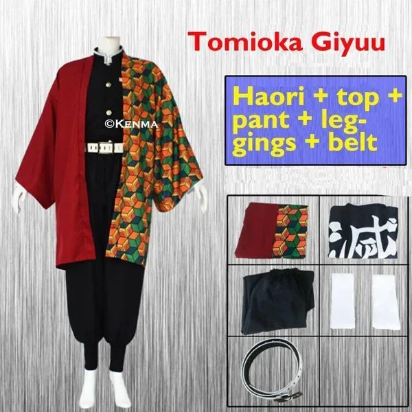 Demon_Slayer_Giyu_Tomioka_Cosplay_Kimono_Clothing_Uniform_Collectible_Costume_Halloween