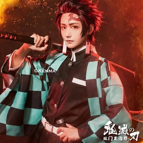 Demon_Slayer_Tanjiro_Kamado_Cosplay_Kimono_Clothing_Uniform_Collectible_Costume_Halloween