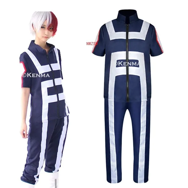 My_Hero_Academia_Cosplay_Costume_Blue_Gym_Uniform_Mha_Boku_No_Hero_Denki_Kaminari_Uraraka_Asui_Shinsou_Todoroki_School_Suit