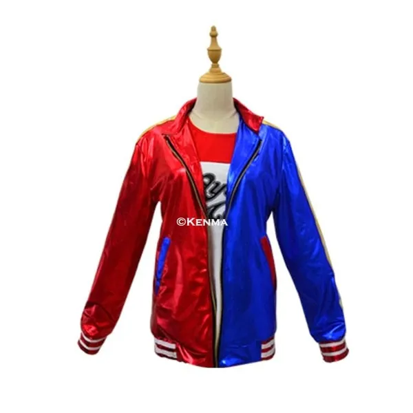 Harley_Quinn_Halloween_Kids_Adult_Cosplay_Costume_Monster_T-Shirt_Jacket_Jacket_Pants_Accessories_Full_Set