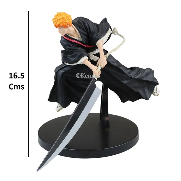 Bleach_Ichigo_Kurosaki_Action_Figure_Soul_Entered_Model_Anime_Figurine_Weeb_Manga_Collectible_Model_Toy_(16L_X_13W_X_18H_Cm)