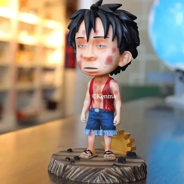 One_Piece_Monkey_D._Luffy_Childhood_Version_Wound_Eye_Action_Figure_Pvc_Anime_Figurine_Model_Toy_Collectible_(15_Cm)