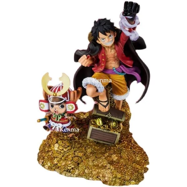 One_Piece_Treasury_Set_Of_4_Luffy_Nami_Chopper_Zoro