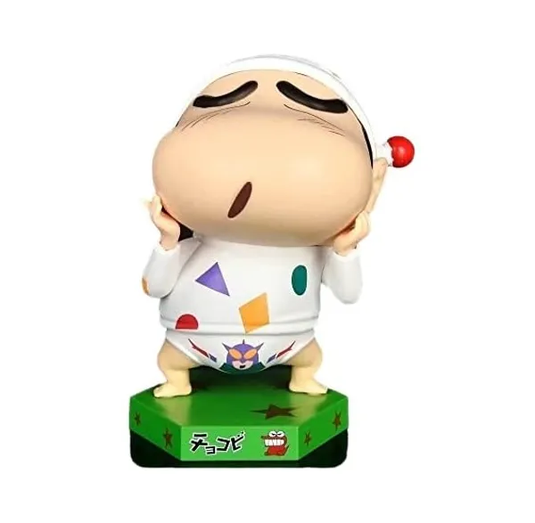 |_Shinchan_Sleeping_White_Nightsuit_Action_Figure_|_Pvc_Cartoon_Figurine_Collectible_Model_Toy_(11.5_Cm)