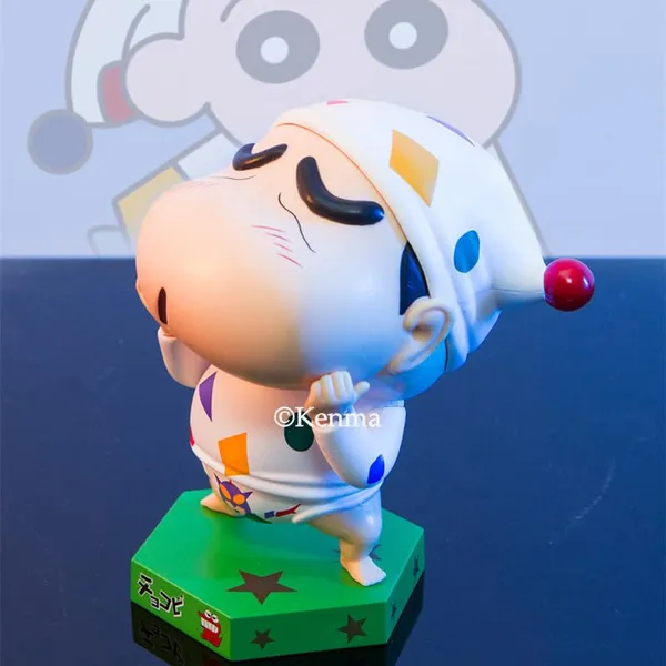 |_Shinchan_Sleeping_White_Nightsuit_Action_Figure_|_Pvc_Cartoon_Figurine_Collectible_Model_Toy_(11.5_Cm)
