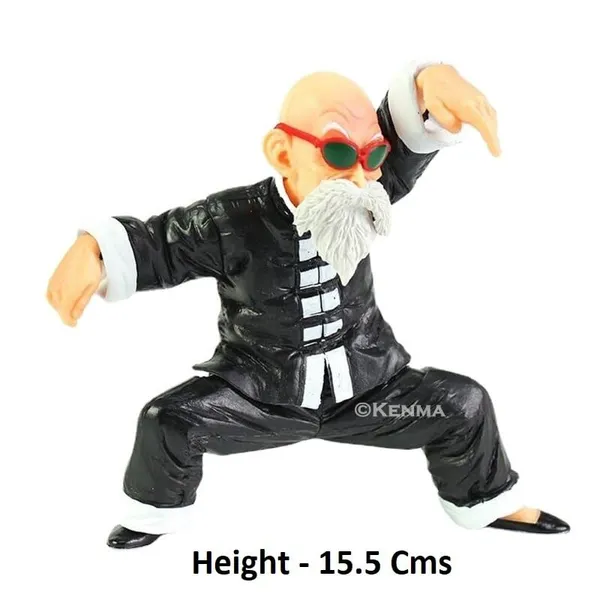 Dbz_Muten_Roshi_Action_Figure_Three_Head_Replaceable_Ichiban_Kuji_Pvc_Collection_Model_Toy_Gift