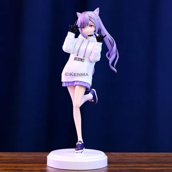 __Genshin_Impact_Keqing_Action_Figure_|_Pvc_Anime_Figure_Klee_Paimon_Action_Figure,_Collection_Model_Toy_(25_Cm)