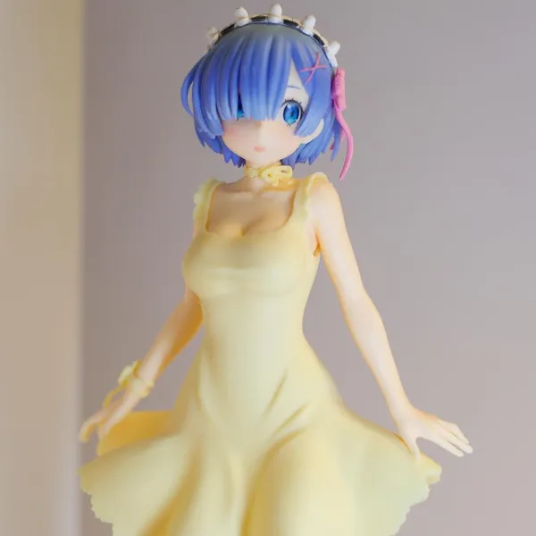 Rem_With_Yellow_Dress_Action_Figurine_Collectable_Pvc_Anime_Figurine_(20_Cm)