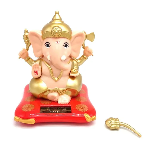 Ganesha_Solar_Ganpati_Bobblehead_Action_Figure_Bobble_Head_Car_Accessory_Pvc_Figurine_Toy_(12L_X_12W_X_15H_Cm)