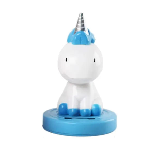 Unicorn_Blue_Solar_Bobblehead_Action_Figure_Bobble_Head_Pvc_Figurine_Toy