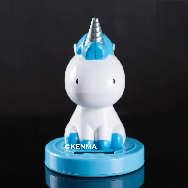 Unicorn_Blue_Solar_Bobblehead_Action_Figure_Bobble_Head_Pvc_Figurine_Toy