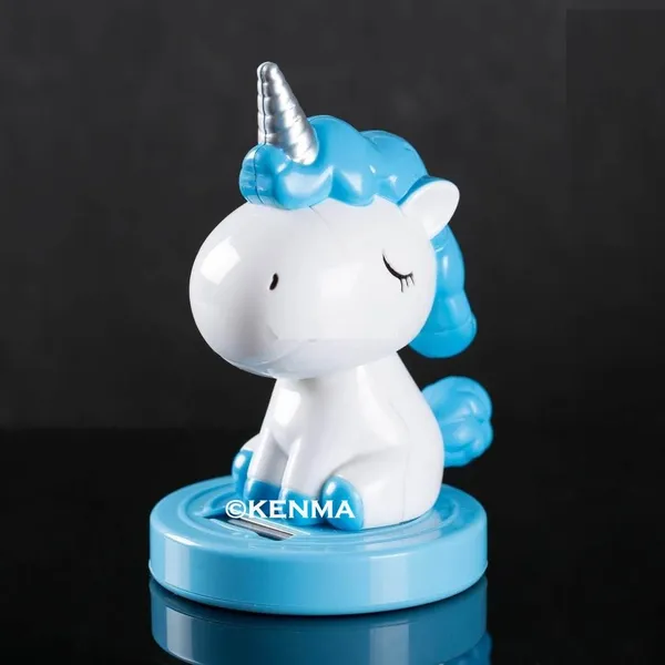 Unicorn_Blue_Solar_Bobblehead_Action_Figure_Bobble_Head_Pvc_Figurine_Toy