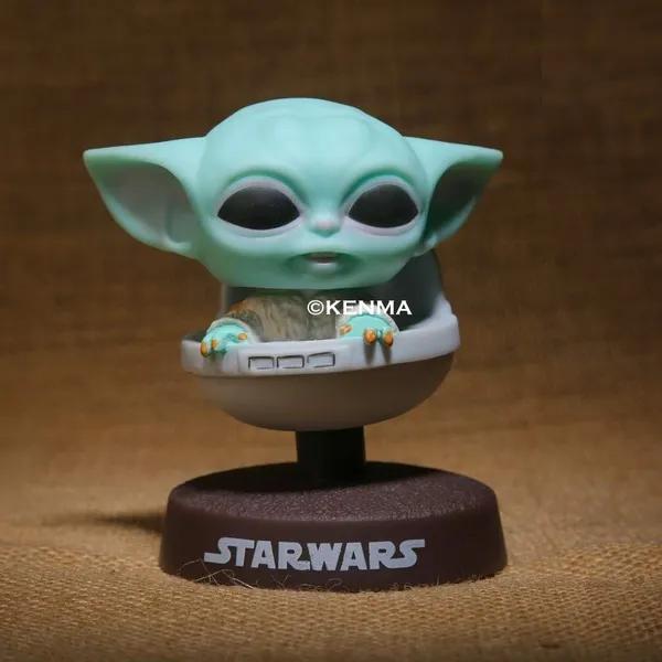 Star_Wars_Mandalorian_Baby_Yoda_Model_B_Bobblehead_Action_Figure_Bobble_Head_Pvc_Figurine_Toy_(12L_X_12W_X_15H_Cm)
