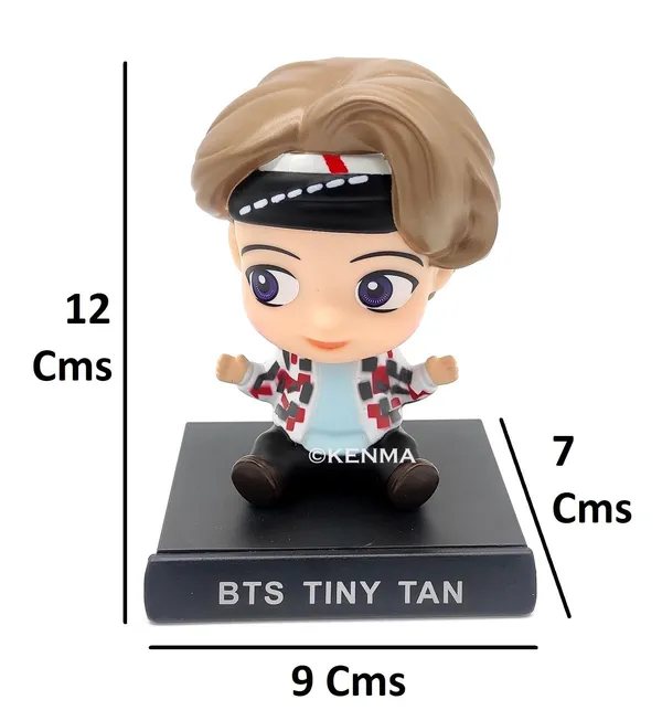 Bts_Kpop_Singers_V_Bobblehead_Action_Figure_Bobble_Head_Car_Accessory_Pvc_Figurine_Toy_(12L_X_12W_X_15H_Cm)