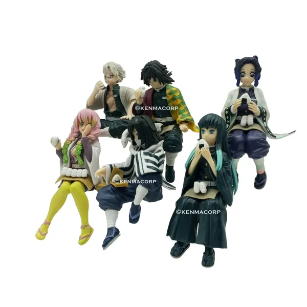 Demon_Slayer_Set_Of_6_Perching_Sitting_Eating_Action_Figure_Kimatsu_No_Yaiba_Pm_Anime_Figure_Weeb_Manga_Collectable_Anime_Figurine_(16L_X_8.3W_X_16.5H_Cm)