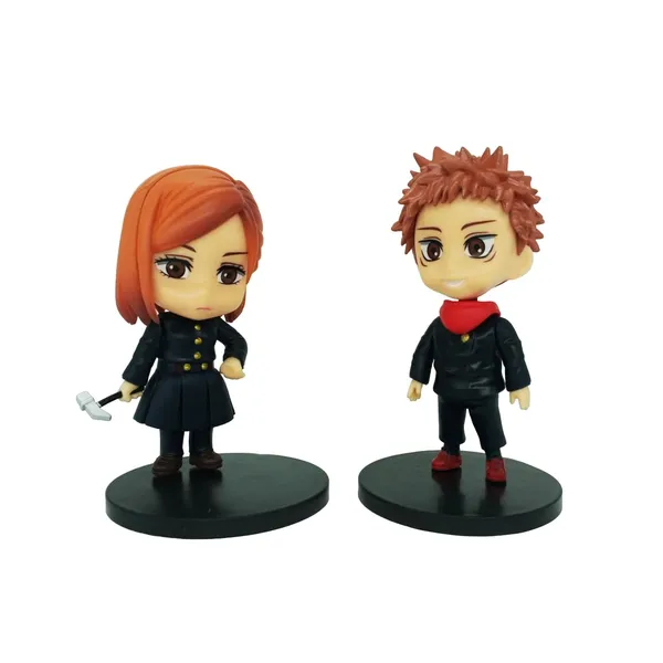 Jujutsu_Kaisen_Set_Of_2_Yuji_Itadori_&_Nobara_Kugisaki_Set_B_Pvc_Action_Figurine_Anime_Toys_Collectiable_(10_Cm)