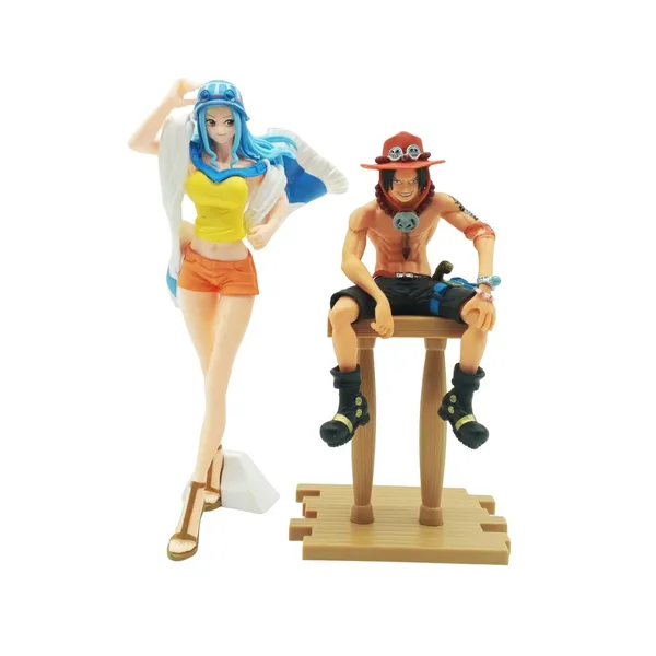 One_Piece_Portgas_D._Ace_&_Grandline_Vivi_Action_Figure_Pvc_Pirate_Set_Of_2_Collectible_Statue_Model_Toy_(23_Cm)