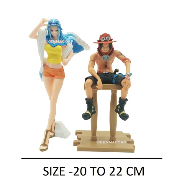 One_Piece_Portgas_D._Ace_&_Grandline_Vivi_Action_Figure_Pvc_Pirate_Set_Of_2_Collectible_Statue_Model_Toy_(23_Cm)