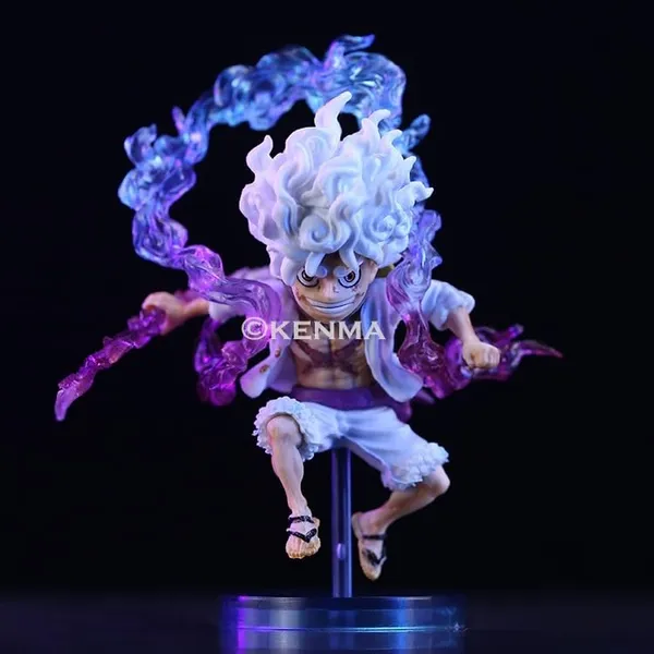 One_Piece_Luffy_Gear_5_Anime_Figure_Sun_God_Nika_|_Pvc_Action_Figurine_Statue_Collectible_Model_Doll_Toys_(10_Cm)