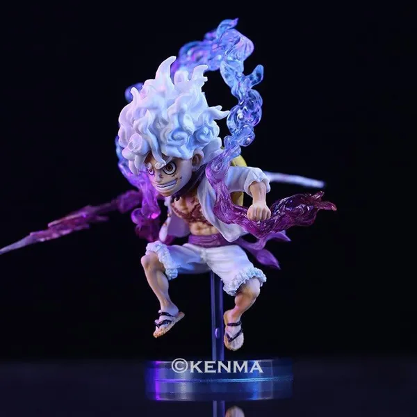 One_Piece_Luffy_Gear_5_Anime_Figure_Sun_God_Nika_|_Pvc_Action_Figurine_Statue_Collectible_Model_Doll_Toys_(10_Cm)