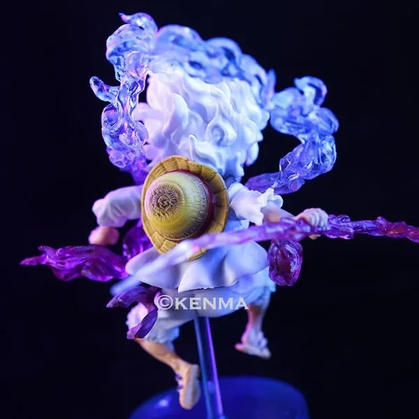 One_Piece_Luffy_Gear_5_Anime_Figure_Sun_God_Nika_|_Pvc_Action_Figurine_Statue_Collectible_Model_Doll_Toys_(10_Cm)