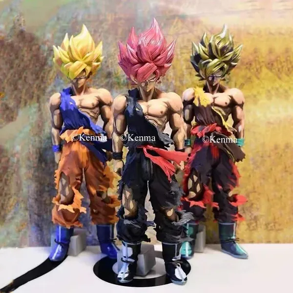 Dbz_Anime_Doll_Smsp_Super_Saiyan_Goku_Comic_Color_Black_And_White_Primary_Color_Model_Collection_Toy_Pvc_(35_Cm)