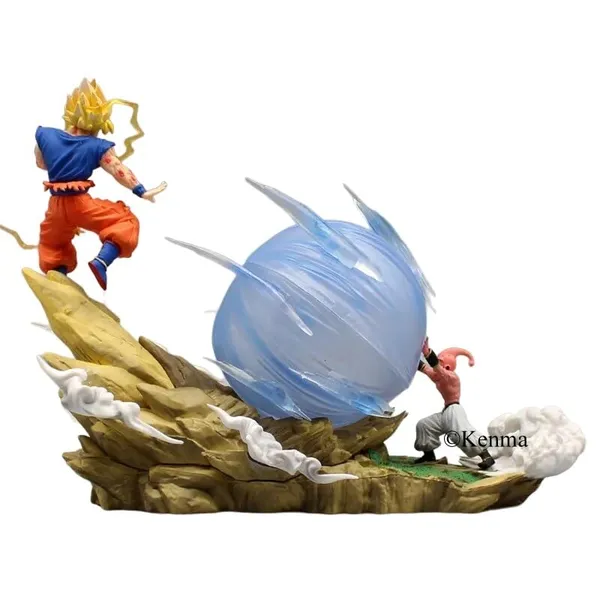 Dbz_Goku_Vs_Buu_Action_Figure_Pvc_Son_Goku_Anime_Figurines_Battle_Collectible_Statue_Model_Pvc_(21_Cm)