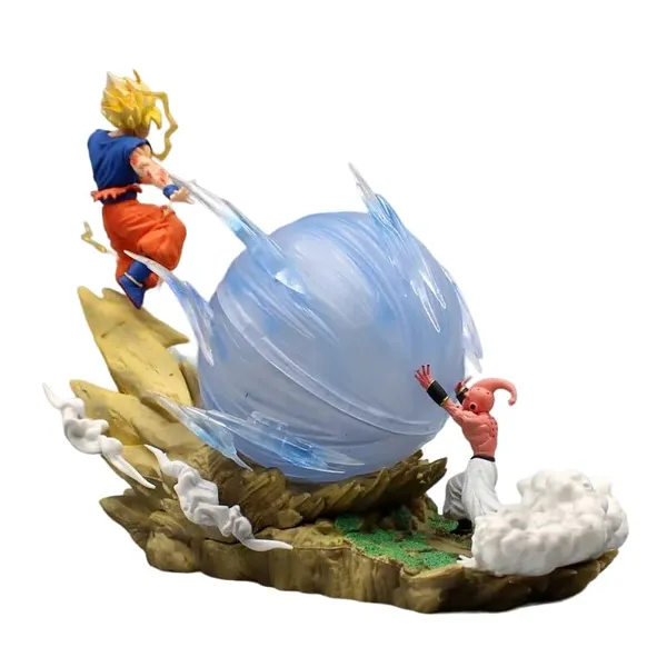 Dbz_Goku_Vs_Buu_Action_Figure_Pvc_Son_Goku_Anime_Figurines_Battle_Collectible_Statue_Model_Pvc_(21_Cm)