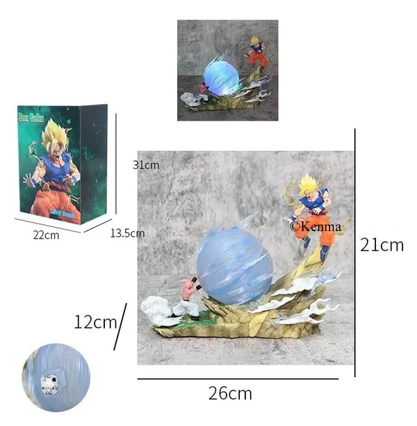 Dbz_Goku_Vs_Buu_Action_Figure_Pvc_Son_Goku_Anime_Figurines_Battle_Collectible_Statue_Model_Pvc_(21_Cm)