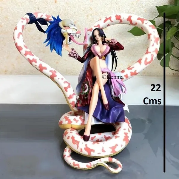 One_Piece_Boa_Hancock_With_Salome_Action_Figure_|_Pvc_Anime_Figurine_Weeb_Manga_Collectible_Model_Toy_Pvc_One_Piece_Anime_Merchandisev_Anime_Character_Figurines_Anime_Fan_Gifts_(22_Cm)