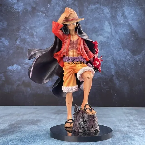 One_Piece_Monkey_D_Luffy_With_Straw_Hat_Action_Figure_Anime_Figurine_Four_Emperors_Shanks_Figurine_Collectible_Model_Toy_Pvc_(25_Cm)