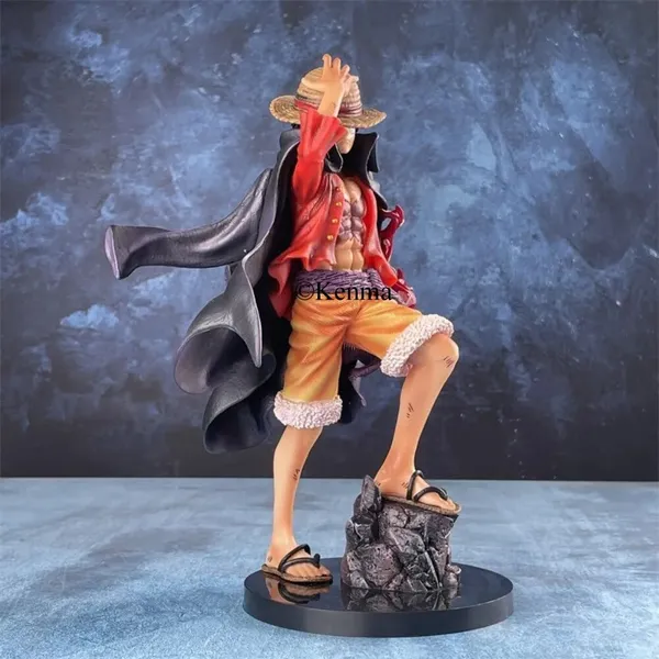 One_Piece_Monkey_D_Luffy_With_Straw_Hat_Action_Figure_Anime_Figurine_Four_Emperors_Shanks_Figurine_Collectible_Model_Toy_Pvc_(25_Cm)