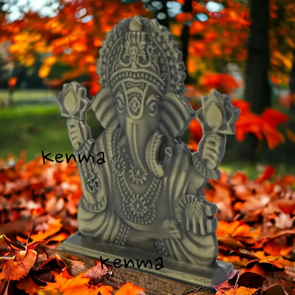 Lord_Ganesh_Ganpati_Bappa_Brass_Colour_Model_2_Murti_Idol_Figure_For_Desk_Table_&_Car_Dashboard_Metal_Figure_Accessory_Figurine_(6.5_Cm)