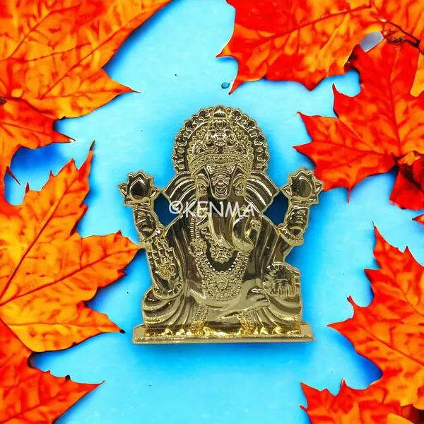 Lord_Ganesh_Ganpati_Bappa_Murti_Golden_Colour_Model_3_Idol_Figure_For_Desk_Table_&_Car_Dashboard_Copper_Metal_Figure_|_Accessory_Figurine_(6.5_Cm)