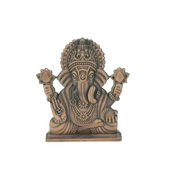 Lord_Ganesh_Ganpati_Bappa_Murti_Idol_Figure_For_Desk_Table_&_Car_Dashboard_Copper_Metal_Figure_Accessory_Figurine_Model_7_(6.5_Cm)
