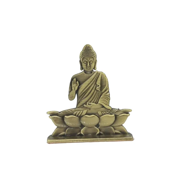 Lord_Gautam_Buddha_Brass_Colour_Idol_Figure_For_Desk_Table_&_Car_Dashboard_Metal_Figure_(6.5_Cm)
