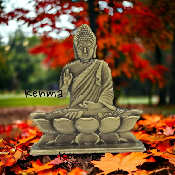 Lord_Gautam_Buddha_Brass_Colour_Idol_Figure_For_Desk_Table_&_Car_Dashboard_Metal_Figure_(6.5_Cm)